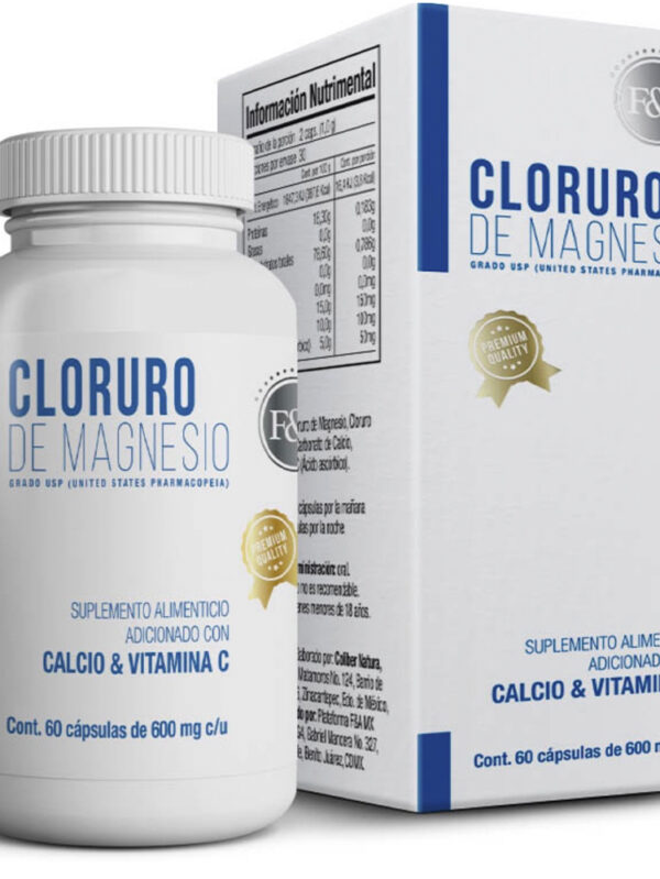 Cloruro De Magnesio, 60 Cápsulas
